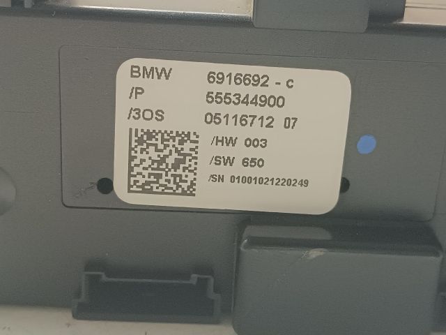 bontott BMW 7 Multikormány Elektronika