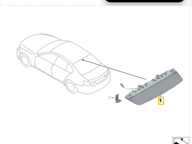 bontott BMW 7 Pótféklámpa