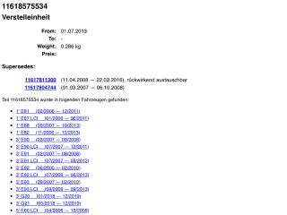 bontott BMW 7 Szívósor Elektronika