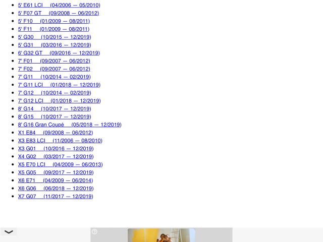 bontott BMW 7 Szívósor Elektronika