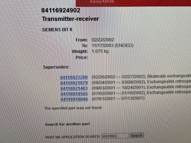 bontott BMW 7 Telefon Elektronika