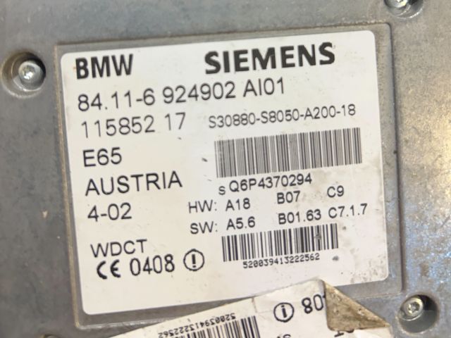 bontott BMW 7 Telefon Elektronika