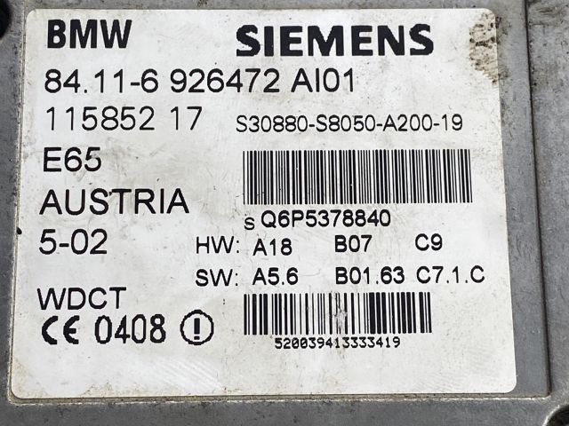 bontott BMW 7 Telefon Elektronika