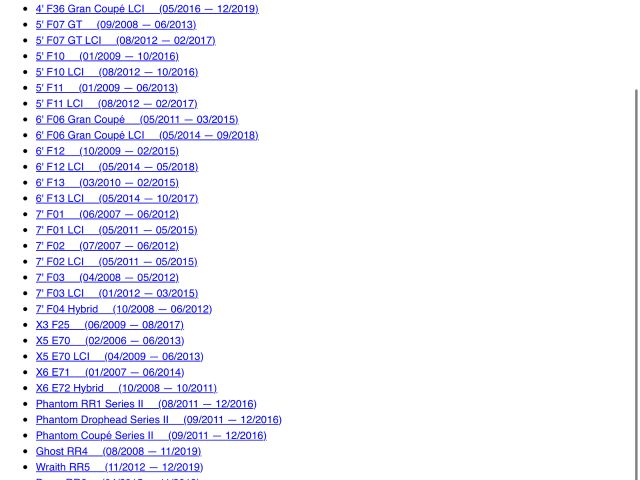 bontott BMW 7 Tolatókamera