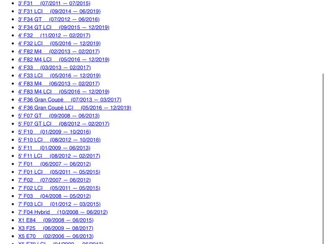 bontott BMW 7 Tolatókamera