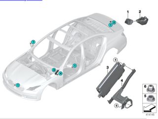 bontott BMW 7 Tolatókamera