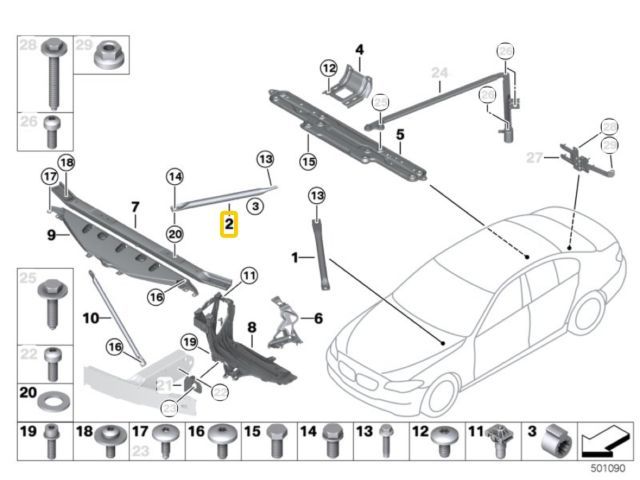 bontott BMW 7 Toronymerevítő