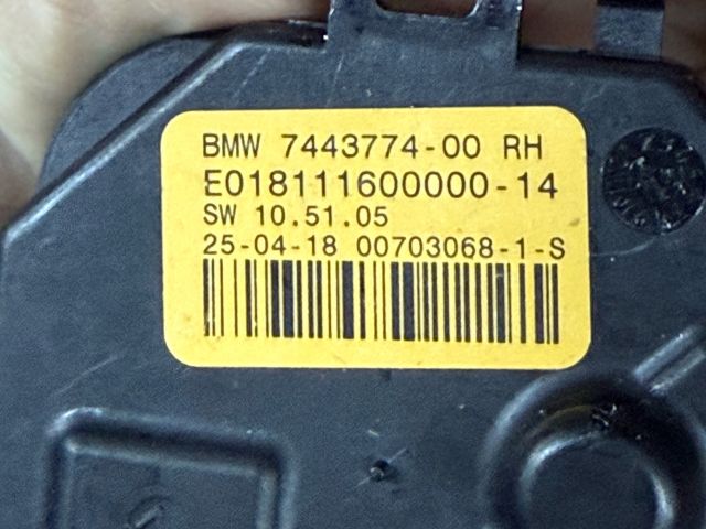 bontott BMW 7 Tükör Állító Elektronika