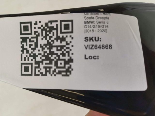 bontott BMW 8 Jobb hátsó Lökhárító Díszléc