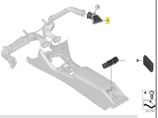 bontott BMW 8 Jobb Szellőző