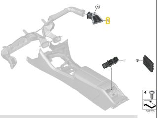 bontott BMW 8 Jobb Szellőző