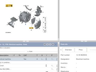 bontott BMW i3 Villanymotor