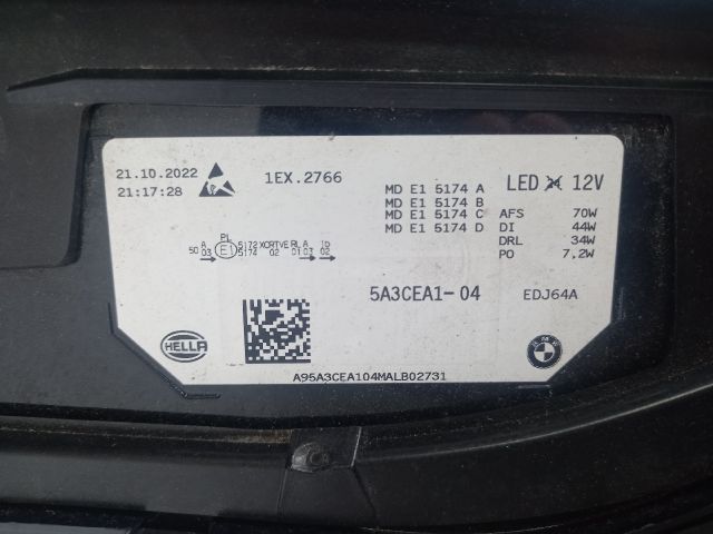 bontott BMW iX Bal Fényszóró