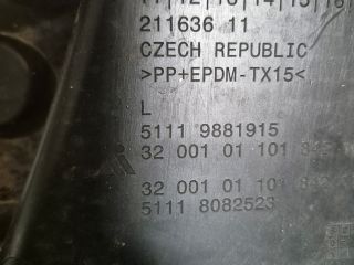 bontott BMW X1 Bal első Oldal Lökhárító Tartó (Műanyag)