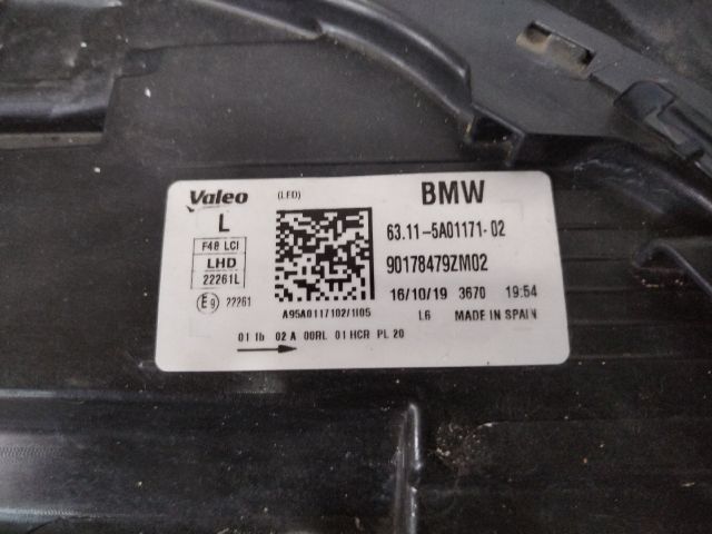 bontott BMW X1 Bal Fényszóró