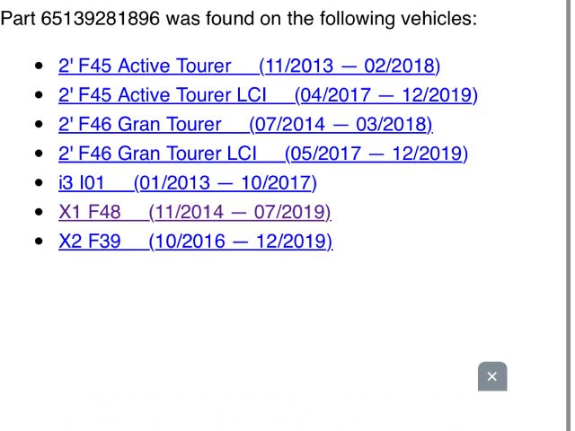 bontott BMW X1 Bal hátsó Hangszóró