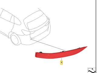 bontott BMW X1 Bal hátsó Prizma