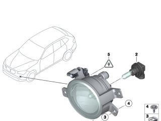 bontott BMW X1 Bal Ködfényszóró