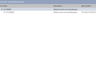 bontott BMW X1 Bal Visszapillantó Tükör (Elektromos)