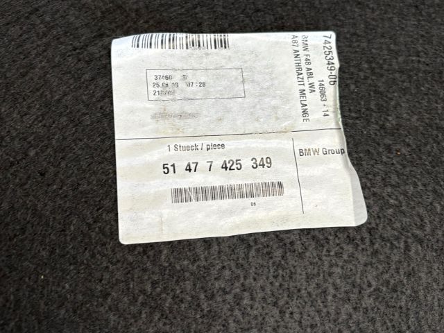 bontott BMW X1 Csomagtér Tálca