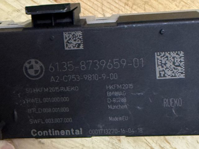 bontott BMW X1 Csomagtérajtó Motor Elektronika