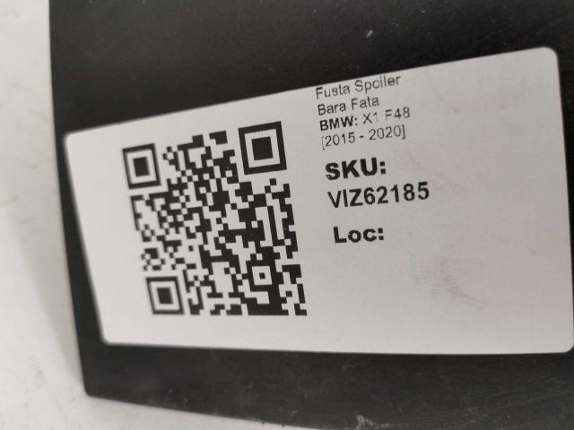 bontott BMW X1 Első Lökhárító Alsó (Műanyag)