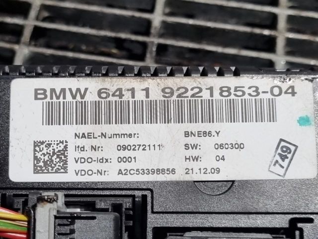 bontott BMW X1 Fűtéskapcsoló