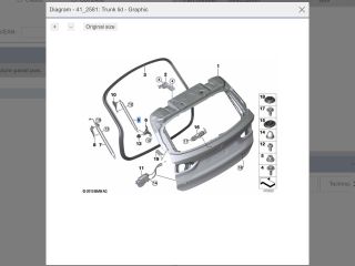 bontott BMW X1 Gázrugós Kitámasztó Teleszkóp Csomagtérajtó Bal