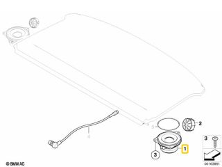 bontott BMW X1 Hangszóró (Pozíciófüggetlen)