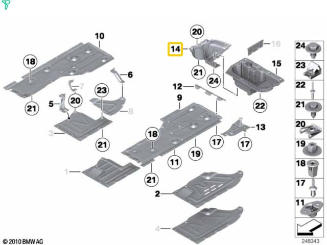 bontott BMW X1 Hátsó Lökhárító Alsó (Műanyag)
