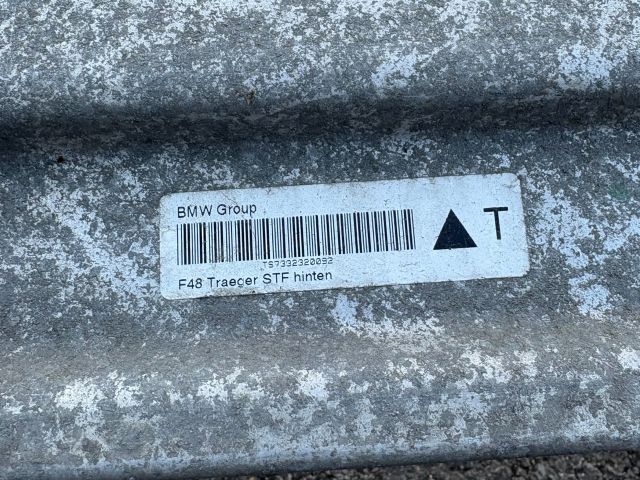 bontott BMW X1 Hátsó Lökhárító Merevítő (Fém)