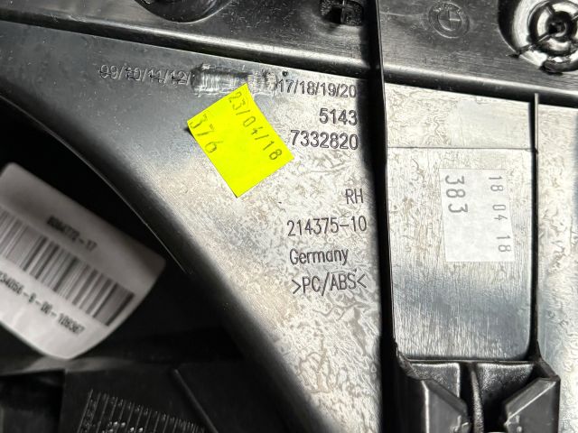 bontott BMW X1 Jobb C Oszlop Burkolat