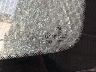 bontott BMW X1 Jobb C Oszlop Oldalablak Üveg