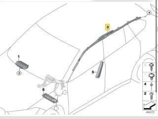 bontott BMW X1 Jobb első Függöny Légzsák