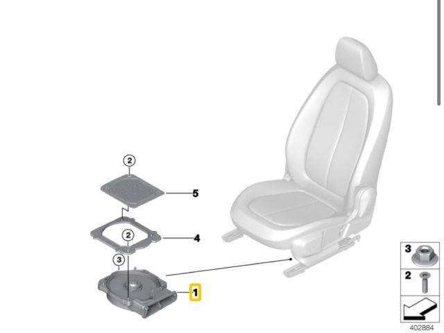 bontott BMW X1 Jobb első Hangszóró