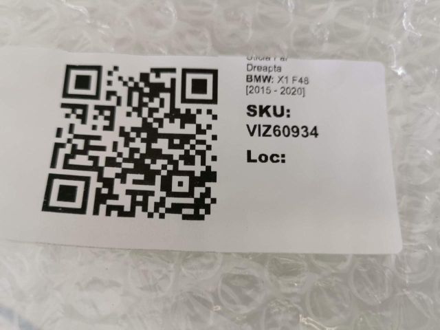 bontott BMW X1 Jobb első Lámpabúra