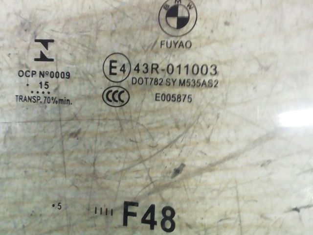 bontott BMW X1 Jobb hátsó Ablak