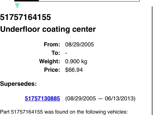 bontott BMW X1 Kartervédő