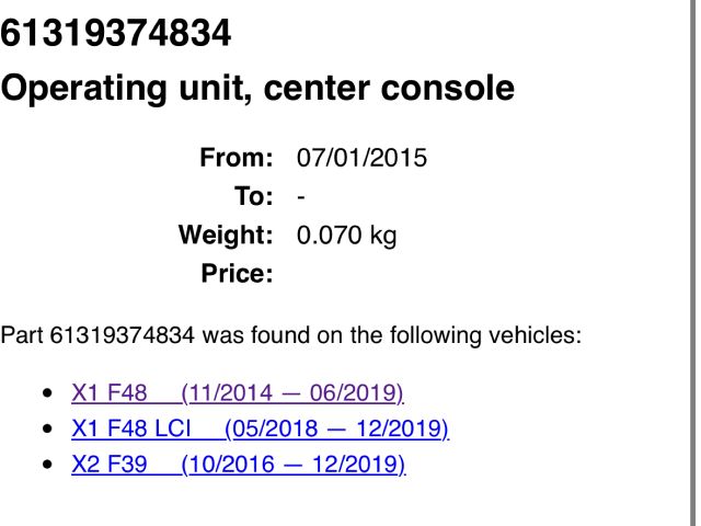bontott BMW X1 Kipörgésgátló Kapcsoló