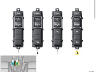 bontott BMW X1 Kipörgésgátló Kapcsoló