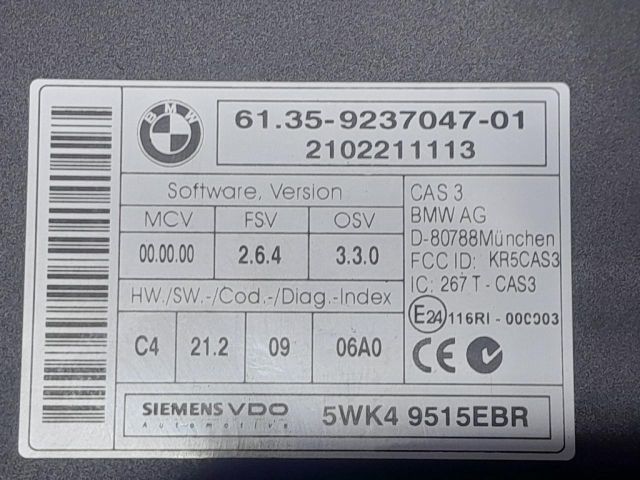 bontott BMW X1 Komfort Elektronika