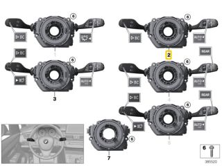 bontott BMW X1 Komplett Kormánykapcsoló (Bajuszkapcsoló)