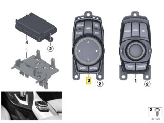 bontott BMW X1 Középkonzol Vezérlő Panel