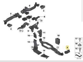bontott BMW X1 Középső Szellőző