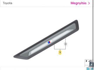 bontott BMW X1 Küszöb Díszléc Szett