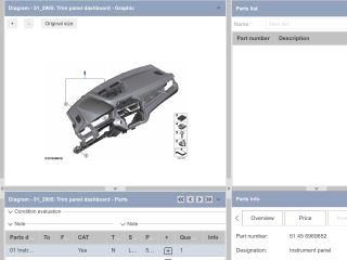 bontott BMW X1 Műszerfal Héj