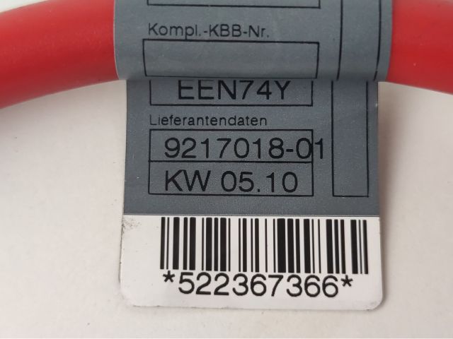 bontott BMW X1 Pozitív Kábel