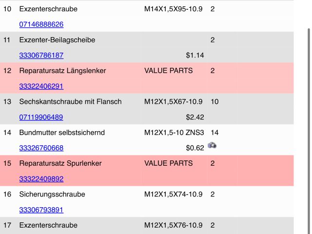 bontott BMW X1 Hátsó Futómű (Részeivel)