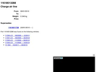 bontott BMW X1 Turbócső