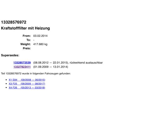 bontott BMW X1 Üzemanyag Fűtés